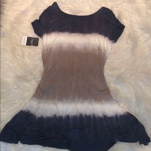 Flowy dress up tunic dress